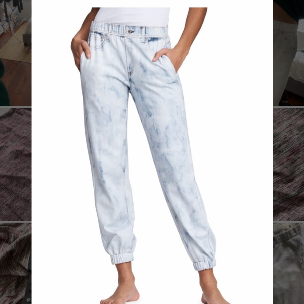Rag & Bone Faux Jean Joggers